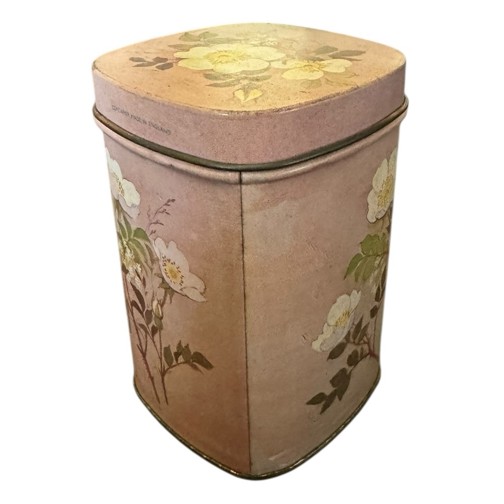 Small Floral Decorative Tin - Picture 7 of 9